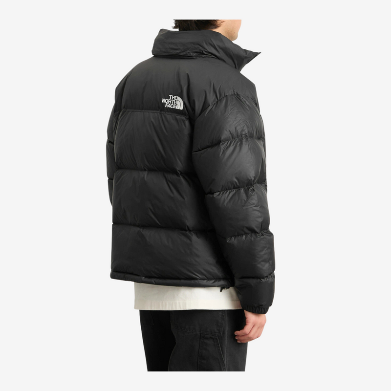 The North Face Black Stand-Collar Puffer Jacket