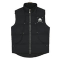 Moose Knuckles Metal Logo Studded Down Vest - Black