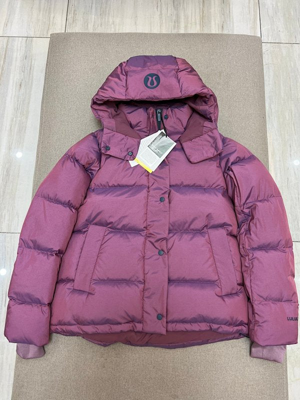 lululemon Women's Wunder Puff Hooded Jacket in Plum