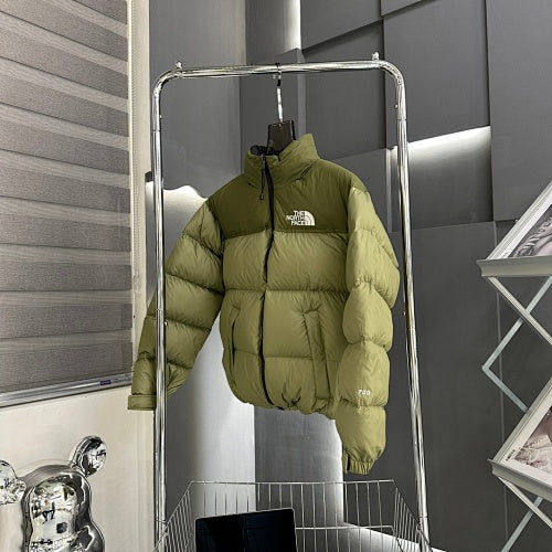 The North Face '90s-Inspired Puffer Jacket - Two-Tone Olive Green