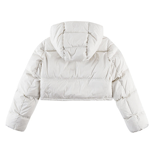 lululemon Women's Wunder Puff Cropped Hooded Jacket in White