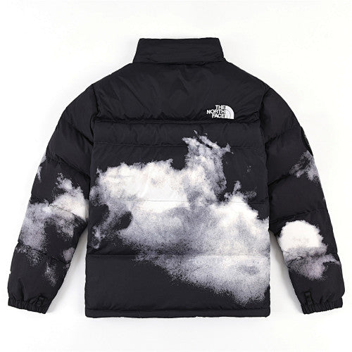 The North Face 1992 Unisex Cloud-Print Puffer Jacket - Black & White