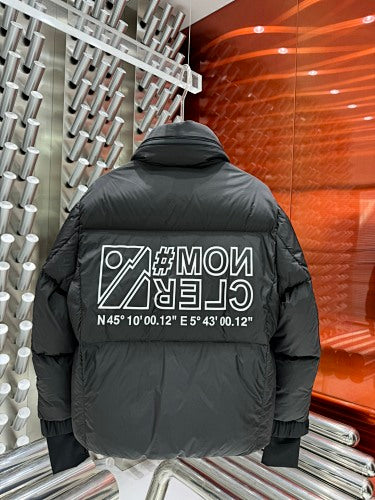 Moncler Verdons Stand-Collar Puffer Down Jacket - Black