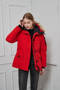 Canada Goose Women's Hooded Parka - Red