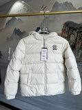 MLB New York Yankees Kids Hooded Puffer Jacket - Off-White