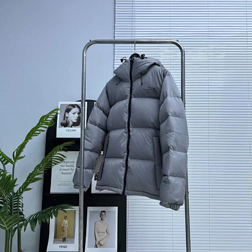 The North Face Hooded Puffer Down Jacket - Gray