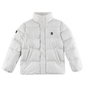 MLB New York Yankees Unisex Stand-Collar Puffer Jacket - White