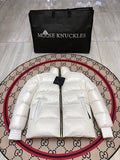 Moose Knuckles Unisex Stand-Collar Puffer Jacket - White