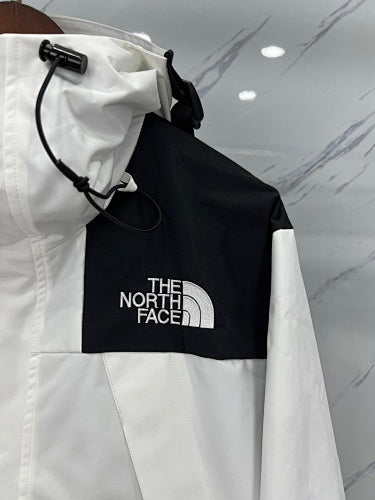 The North Face 1990 Color-Block Hooded Jacket - White & Black