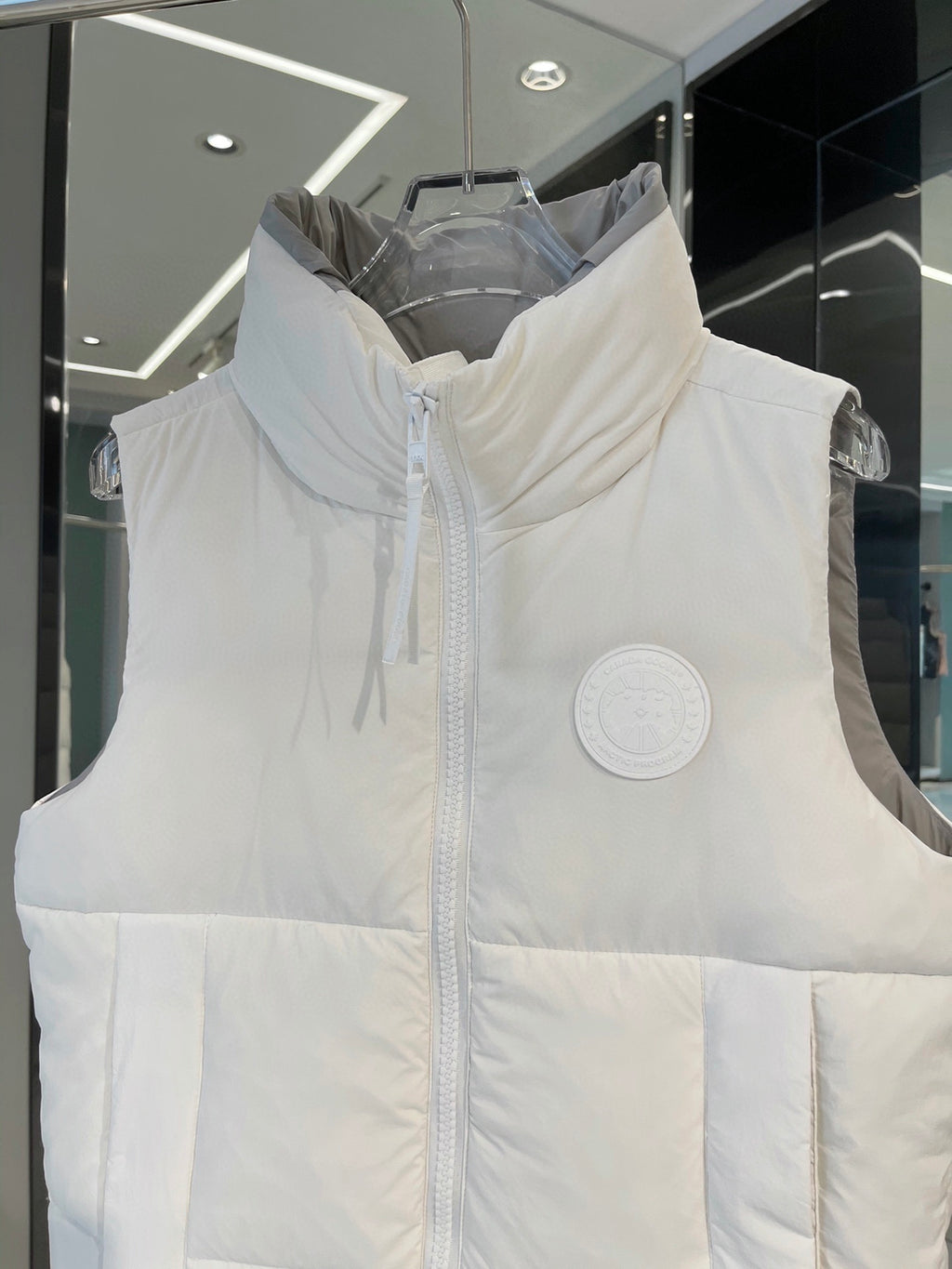 Canada Goose White Label Quilted Vest in White