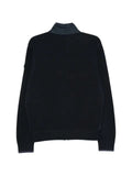 BOSS quilted zip-fastening cardigan