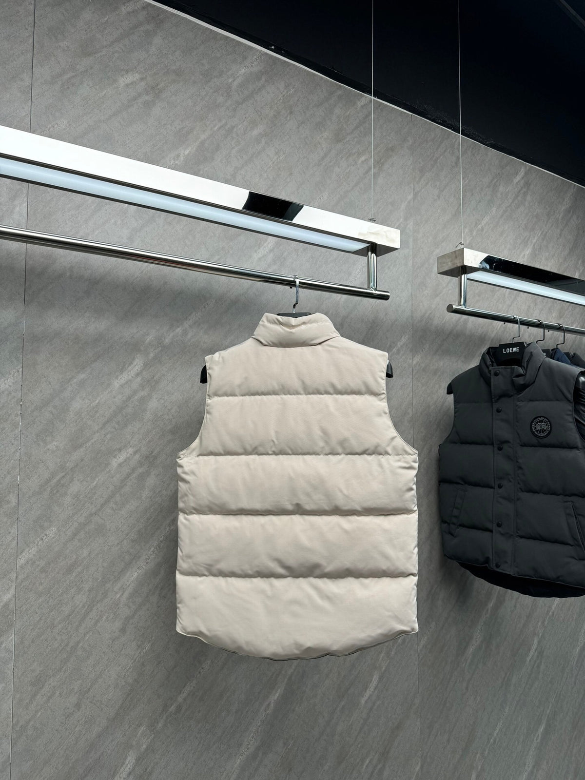 Canada Goose Black Label Quilted Vest in Cream