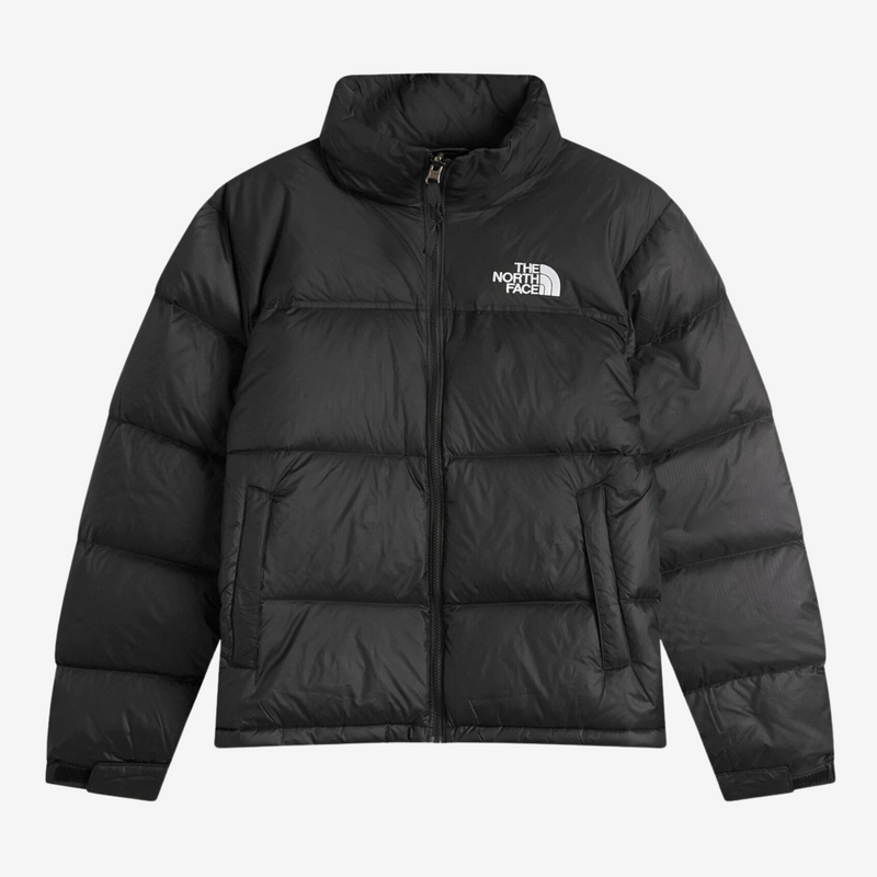 The North Face Black Stand-Collar Puffer Jacket