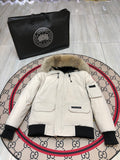 Canada Goose Chilliwack Hooded Bomber Jacket - Off-White