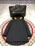 Moose Knuckles Men's Long Hooded Parka in Black