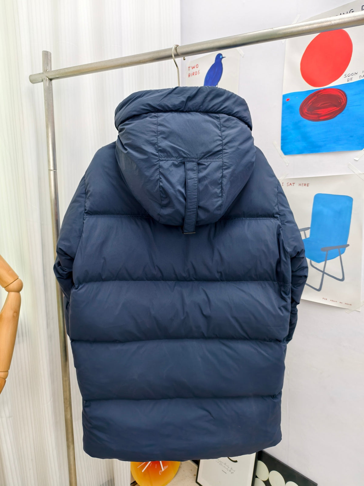 Canada Goose Lawrence Hooded Puffer Jacket in Navy Blue