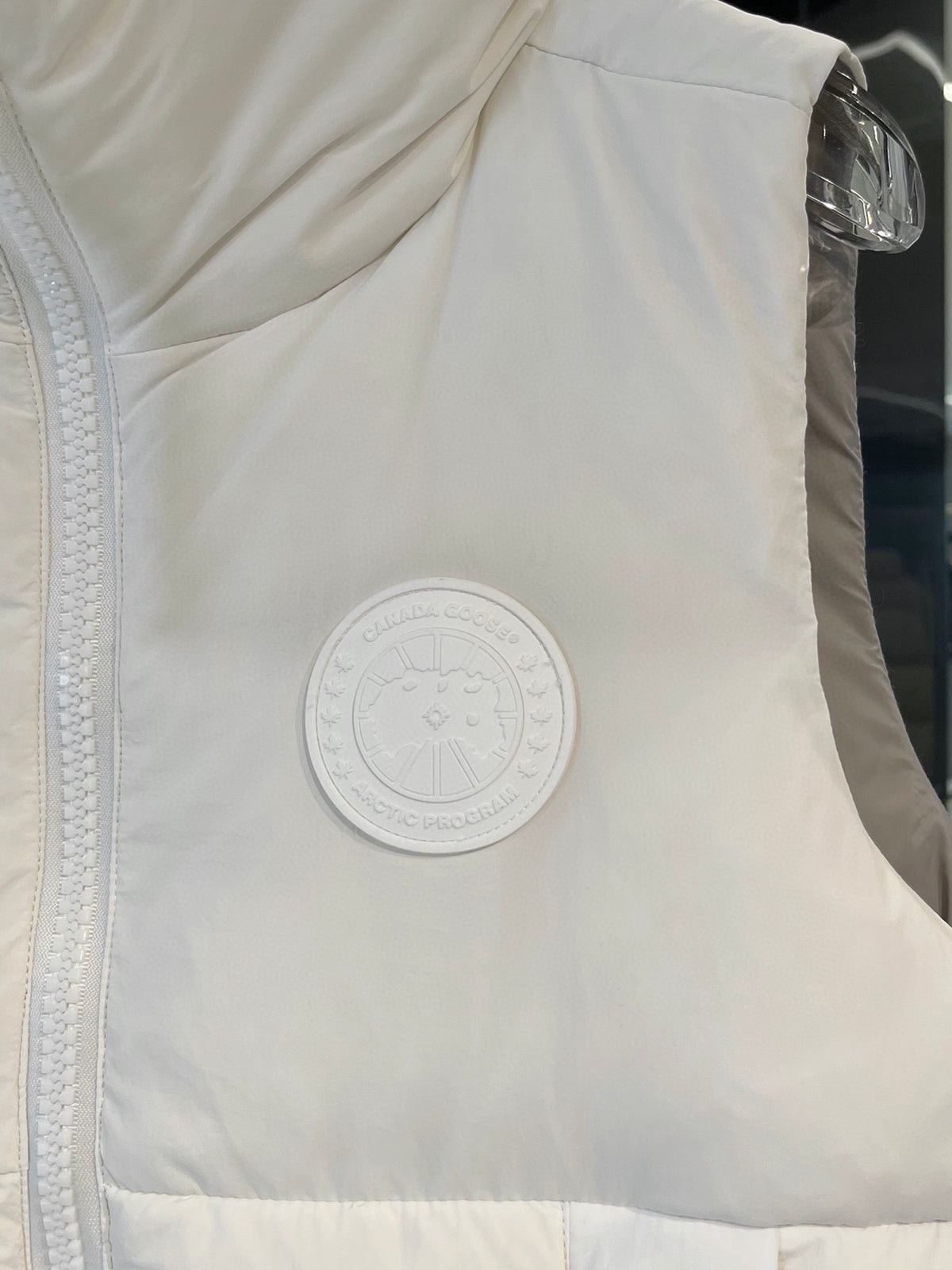 Canada Goose White Label Quilted Vest in White