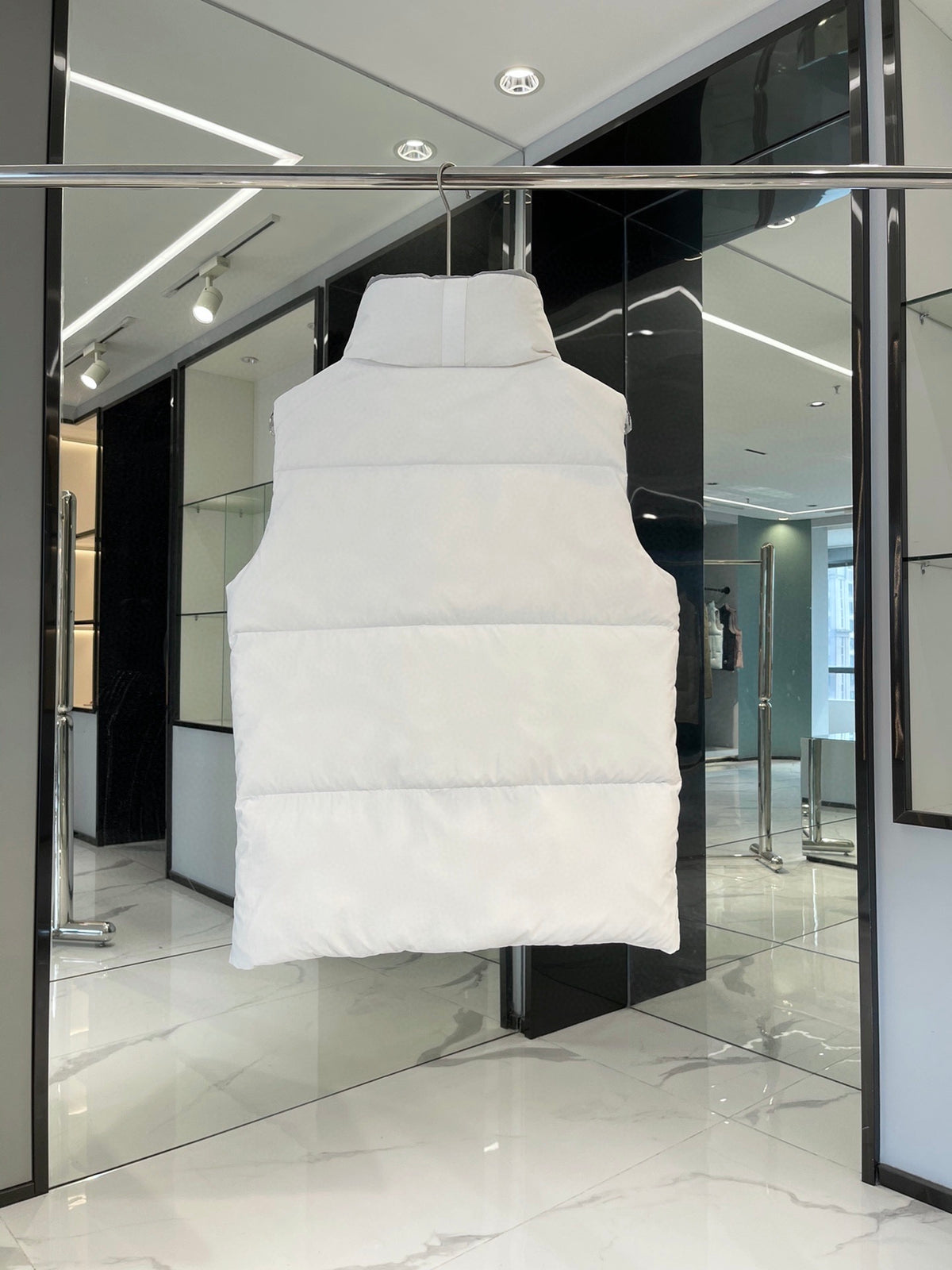 Canada Goose White Label Quilted Vest in White
