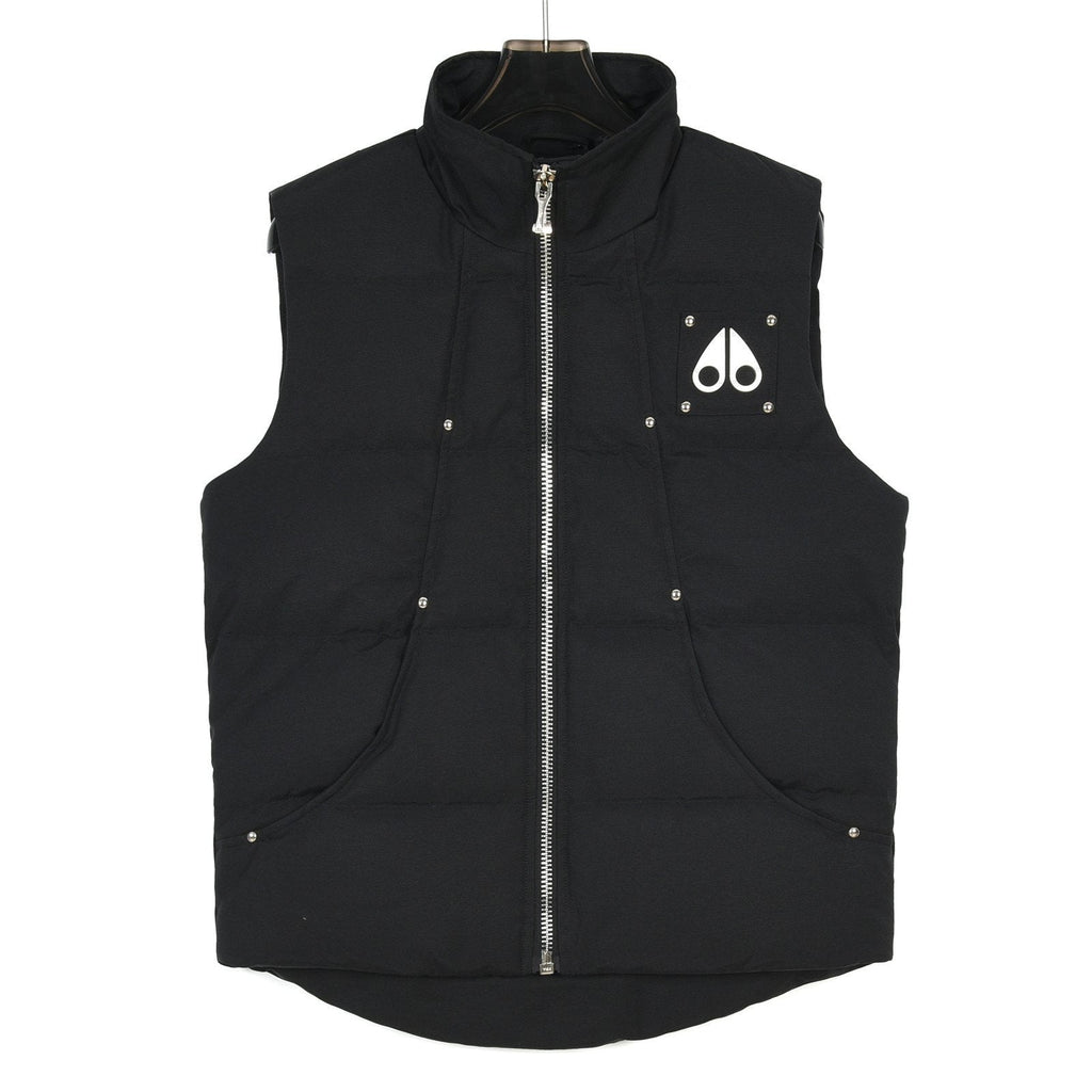 Moose Knuckles Quilted Down Vest - Black