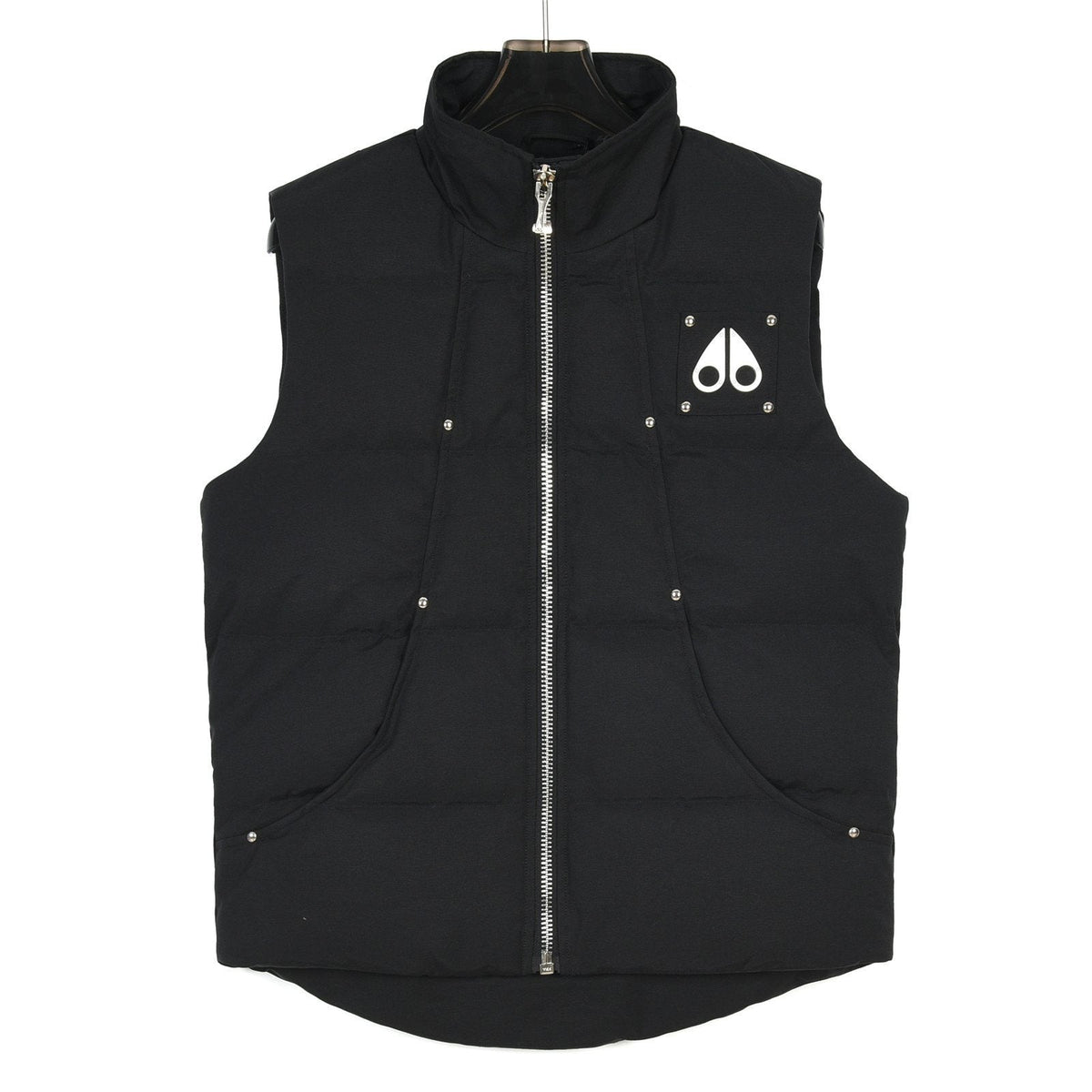 Moose Knuckles Quilted Down Vest - Black