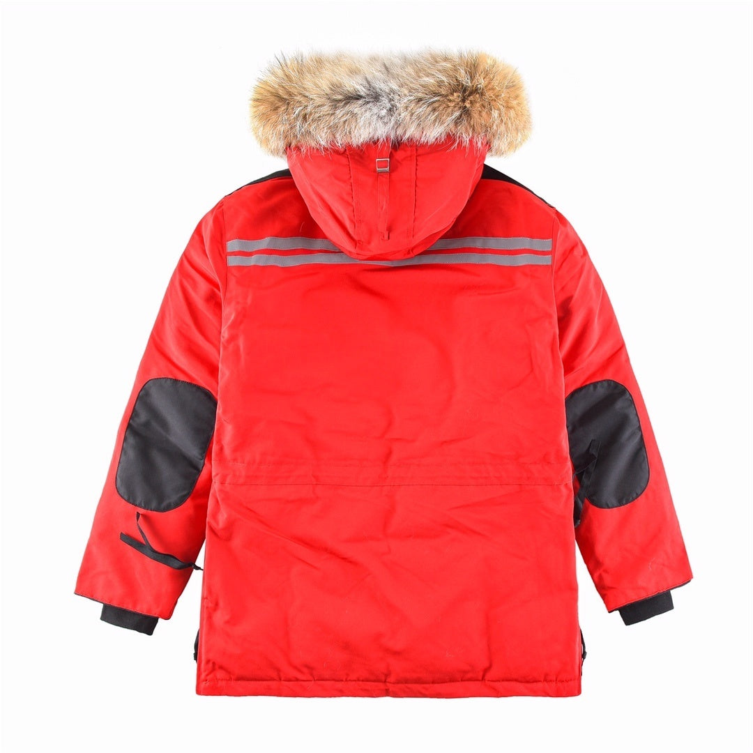 Canada Goose Hooded Utility Parka in Red