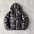 Moncler Maya Hooded Puffer Jacket - Glossy Black