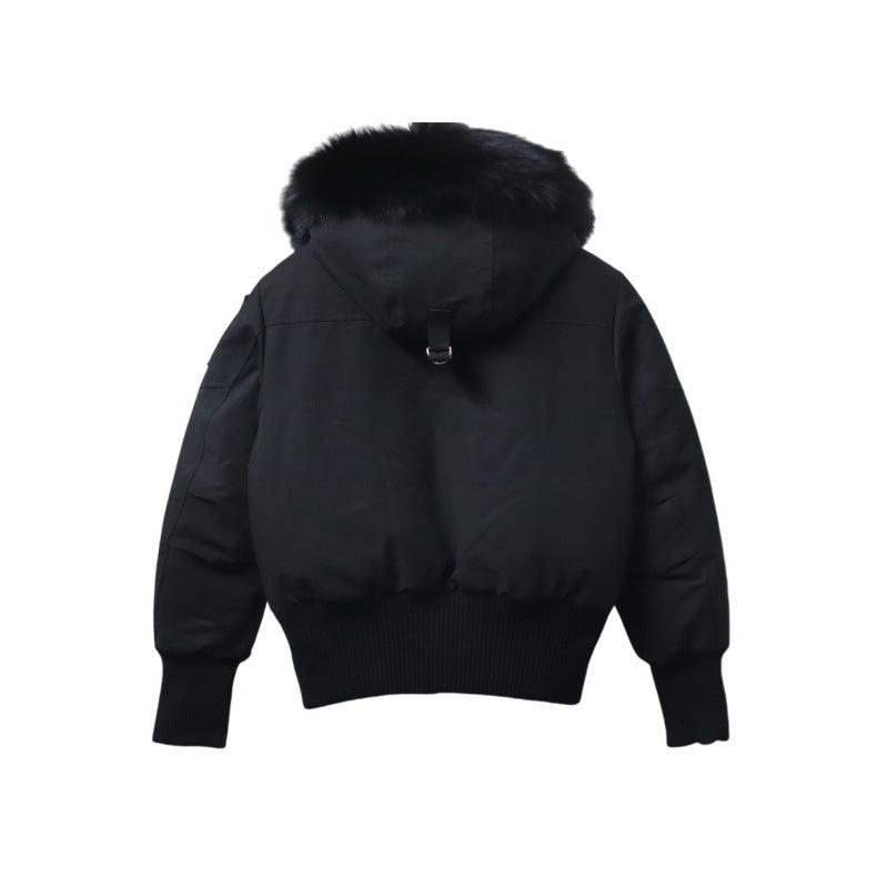Moose Knuckles Gold Debbie Bomber 03 Down Jacket - Black
