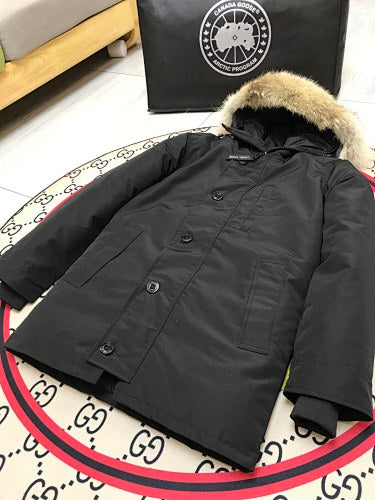 Canada Goose Unisex Hooded Parka in Black