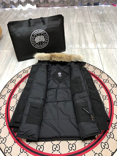 Canada Goose Unisex Hooded Parka in Black