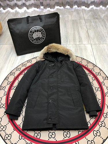 Canada Goose Unisex Hooded Parka in Black