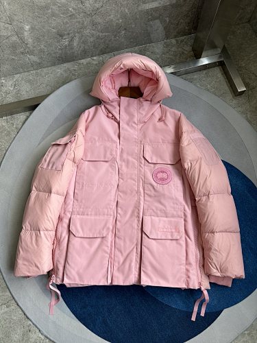 Canada Goose Hooded Utility Jacket in Pink