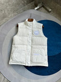 Canada Goose Quilted Stand-Collar Vest in White