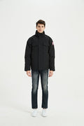 Canada Goose Stand-Collar Jacket in Black