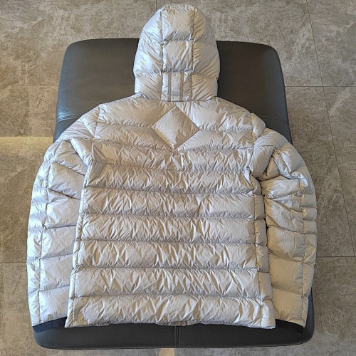 Canada Goose Hooded Puffer Jacket in Silver Grey