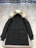 Canada Goose Quilted Hooded Parka in Black